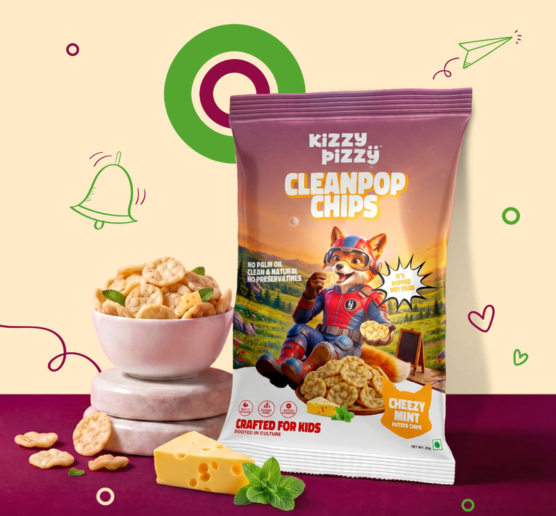 CleanPop Popped Chips (Cheesy Mint)