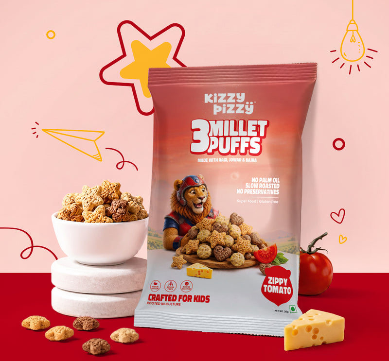 3Millet Puffs (Zippy Tomato)