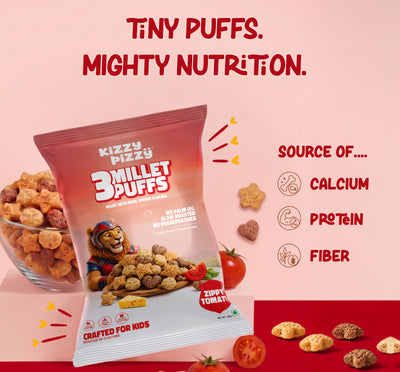 3Millet Puffs (Zippy Tomato)