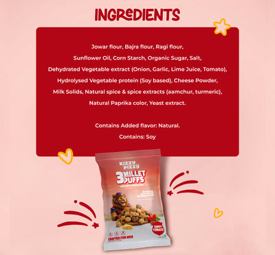 3Millet Puffs (Zippy Tomato)