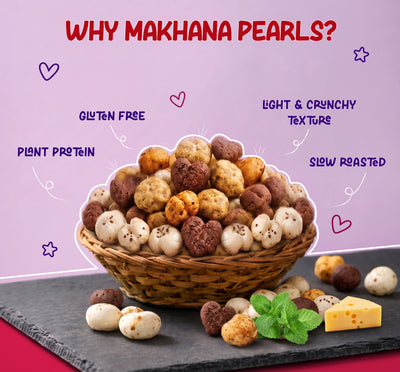 Makhana Pearls (Cheesy Mint)