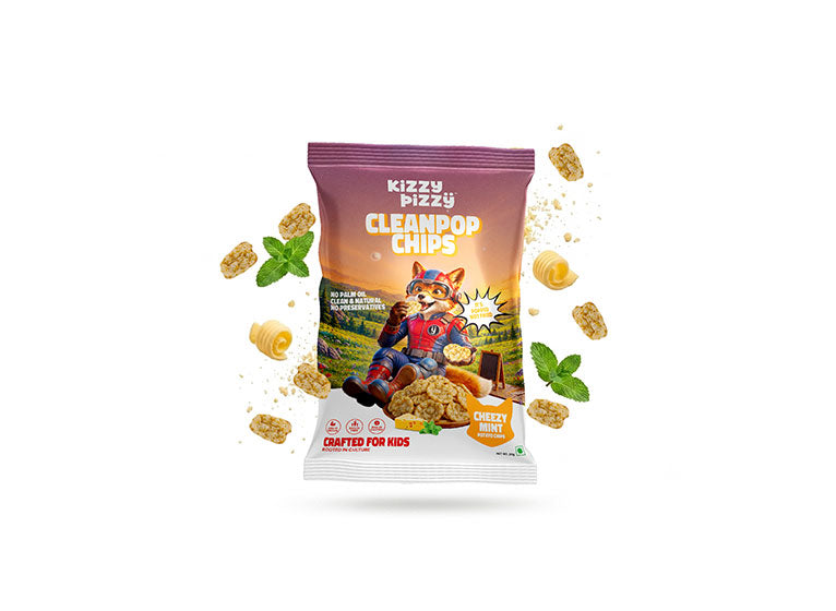 CleanPop Popped Chips (Cheesy Mint)