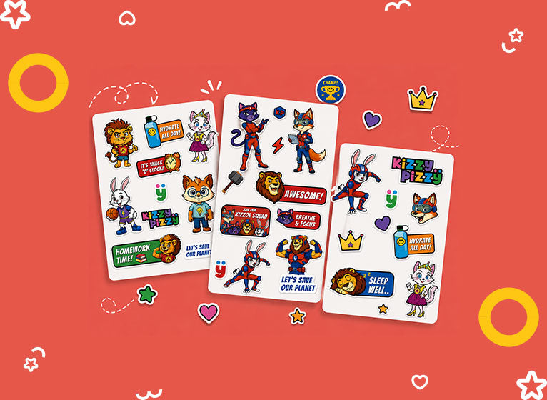 Kizzoe Surprise Sticker Sheet
