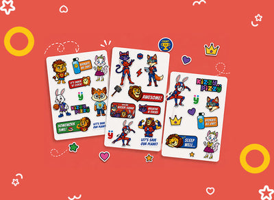 Kizzoe Surprise Sticker Sheet