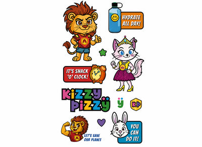 Kizzoe Surprise Sticker Sheet
